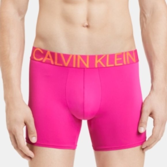 mens pink calvin klein boxers